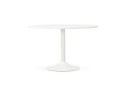 Table de bureau/à diner ronde ORLANDO blanche - à 120 cm