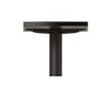 Table de bureau/à diner ronde ATLANTA noire - à 120 cm