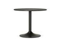 OT00290BL 5420072039213 Petite table de bureau/à diner ronde ATLANTA noire - à̃ 90 cm