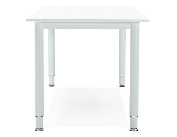 Table de réunion / bureau design FOCUS blanc - 160x80 cm
