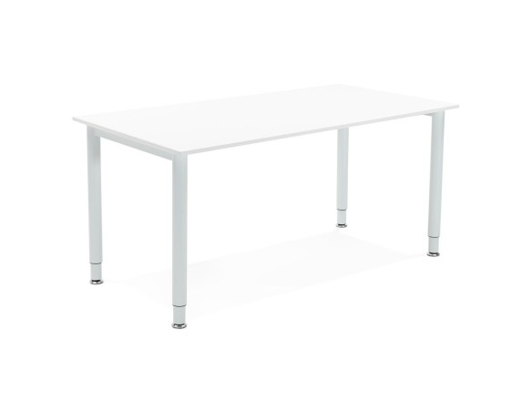Table de réunion / bureau design FOCUS blanc - 160x80 cm