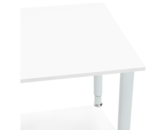 Table de réunion / bureau design FOCUS blanc - 160x80 cm