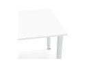 Table de réunion / bureau design FOCUS blanc - 160x80 cm