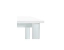 Table de réunion / bureau design FOCUS blanc - 160x80 cm