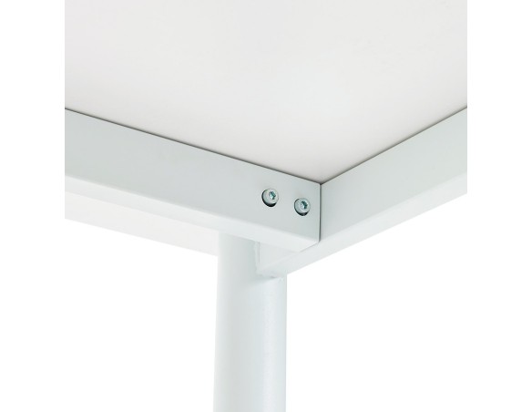 Table de réunion / bureau design FOCUS blanc - 160x80 cm