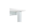 Table de réunion / bureau design FOCUS blanc - 160x80 cm