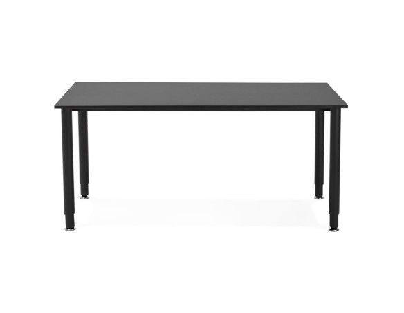 Table de réunion / bureau design FOCUS noir - 160x80 cm