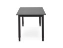 Table de réunion / bureau design FOCUS noir - 160x80 cm