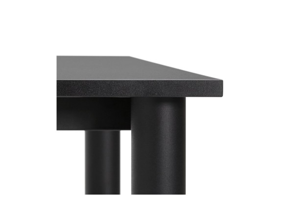 Table de réunion / bureau design FOCUS noir - 160x80 cm