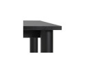 Table de réunion / bureau design FOCUS noir - 160x80 cm