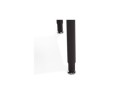 Table de réunion / bureau design FOCUS noir - 160x80 cm