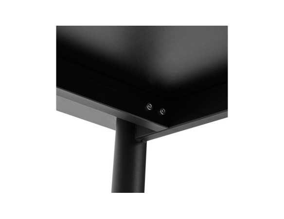 Table de réunion / bureau design FOCUS noir - 160x80 cm