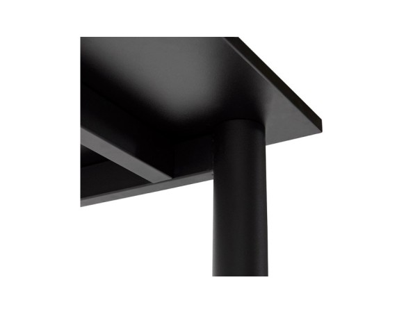Table de réunion / bureau design FOCUS noir - 160x80 cm