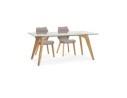 DT00550CL 5420072044996 Table de salle à manger design SALTO en verre - 180x90 cm