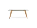 Table de salle à manger design SALTO en verre - 180x90 cm