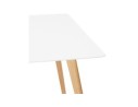 Table à manger design MADY blanche style scandinave - 200x90 cm