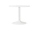 DT00640WH 5420072053578 Petite table de bureau / à diner ronde BARABAR blanche - à̃ 90 cm
