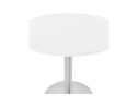 Petite table de bureau / à diner ronde DALLAS blanche - à 90 cm
