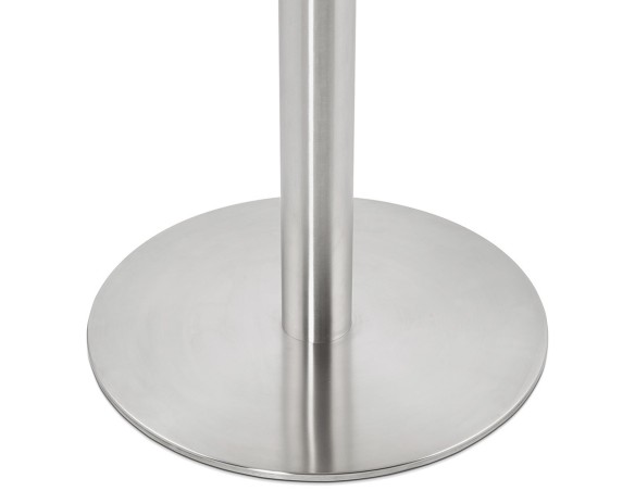 Petite table de bureau / à diner ronde DALLAS blanche - à 90 cm
