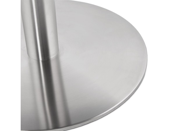 Petite table de bureau / à diner ronde DALLAS blanche - à 90 cm
