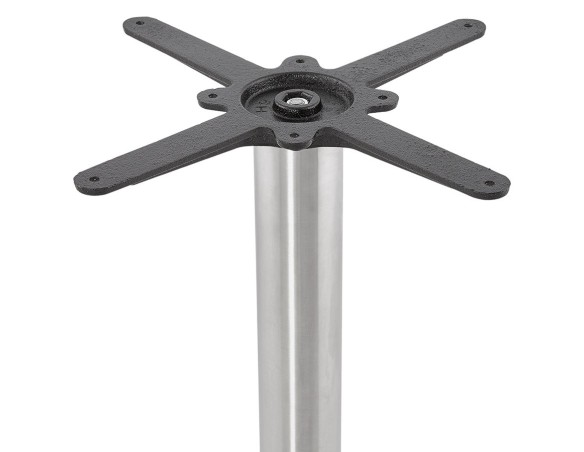 Petite table de bureau / à diner ronde DALLAS blanche - à 90 cm