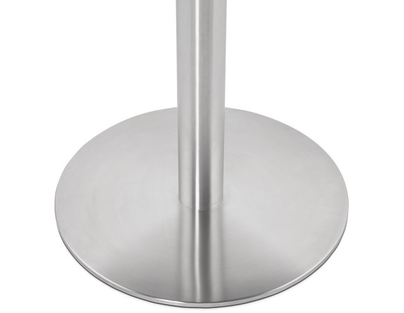 Petite table de bureau / à diner ronde DALLAS noire - à 90 cm
