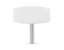 Petite table de bureau / à diner ronde INDIANA blanche - à 90 cm
