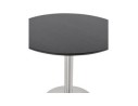 Petite table de bureau / à diner ronde INDIANA noire - à 90 cm