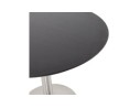 Petite table de bureau / à diner ronde INDIANA noire - à 90 cm