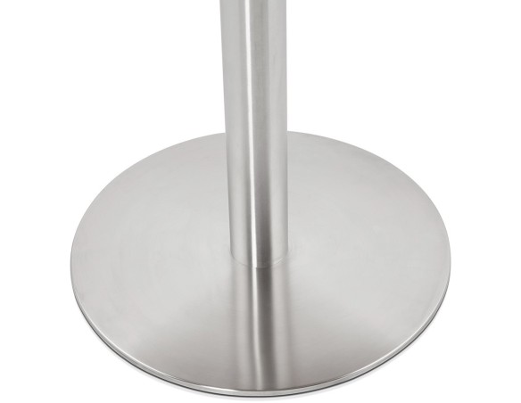 Petite table de bureau / à diner ronde INDIANA noire - à 90 cm