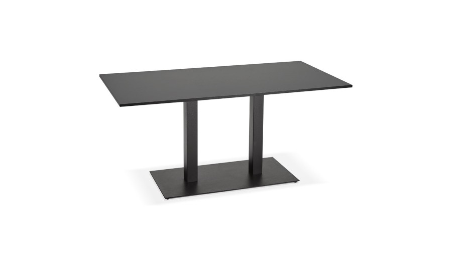 DT00780BL 5420072053851 Table / bureau design AUSTIN noir - 160x80 cm
