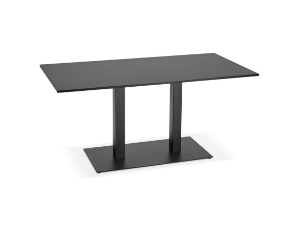 DT00780BL 5420072053851 Table / bureau design AUSTIN noir - 160x80 cm