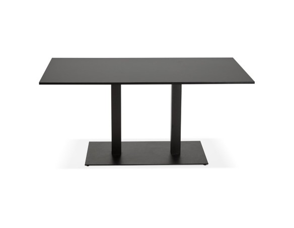 Table / bureau design AUSTIN noir - 160x80 cm