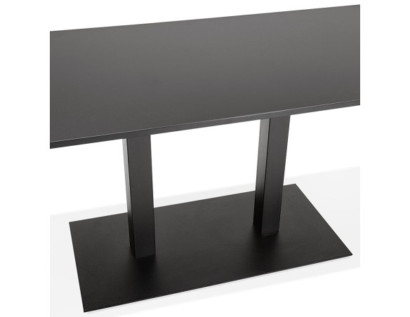 Table / bureau design AUSTIN noir - 160x80 cm