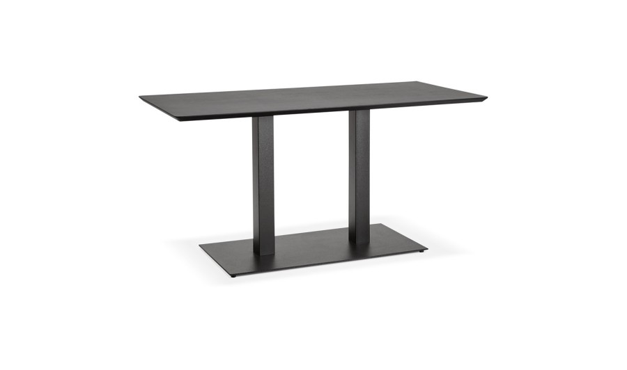 DT00800BL 5420072053899 Table / bureau design ZUMBA noir - 150x70 cm