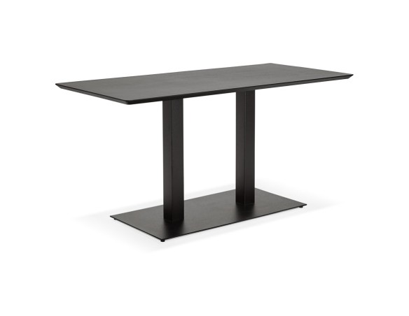 Table / bureau design ZUMBA noir - 150x70 cm