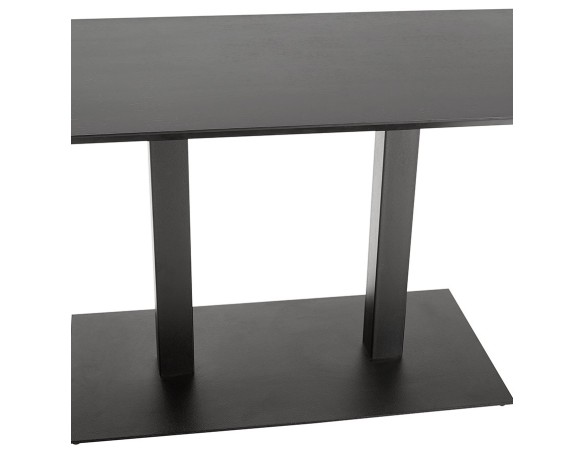 Table / bureau design ZUMBA noir - 150x70 cm