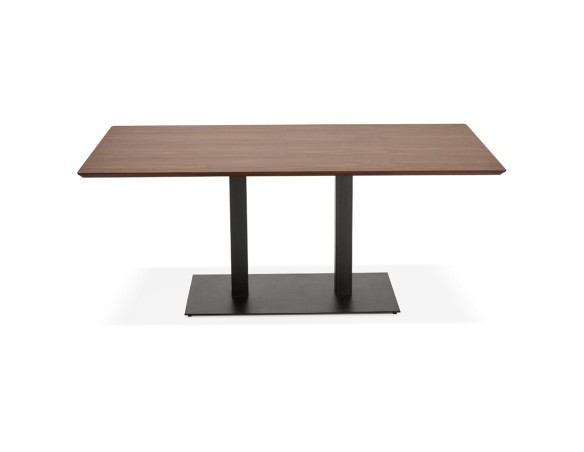 Table / bureau design ZUMBA en bois finition Noyer - 180x90 cm