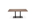 Table / bureau design ZUMBA en bois finition Noyer - 180x90 cm