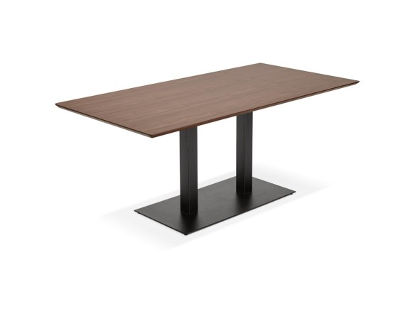 Table / bureau design ZUMBA en bois finition Noyer - 180x90 cm
