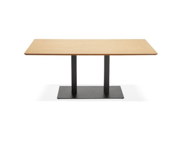 Table / bureau design ZUMBA en bois finition naturelle - 180x90 cm