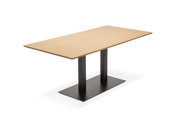 Table / bureau design ZUMBA en bois finition naturelle - 180x90 cm