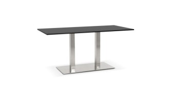 DT00850BL 5420072053998 Table / bureau design DENVER noir - 160x80 cm