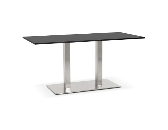 DT00850BL 5420072053998 Table / bureau design DENVER noir - 160x80 cm