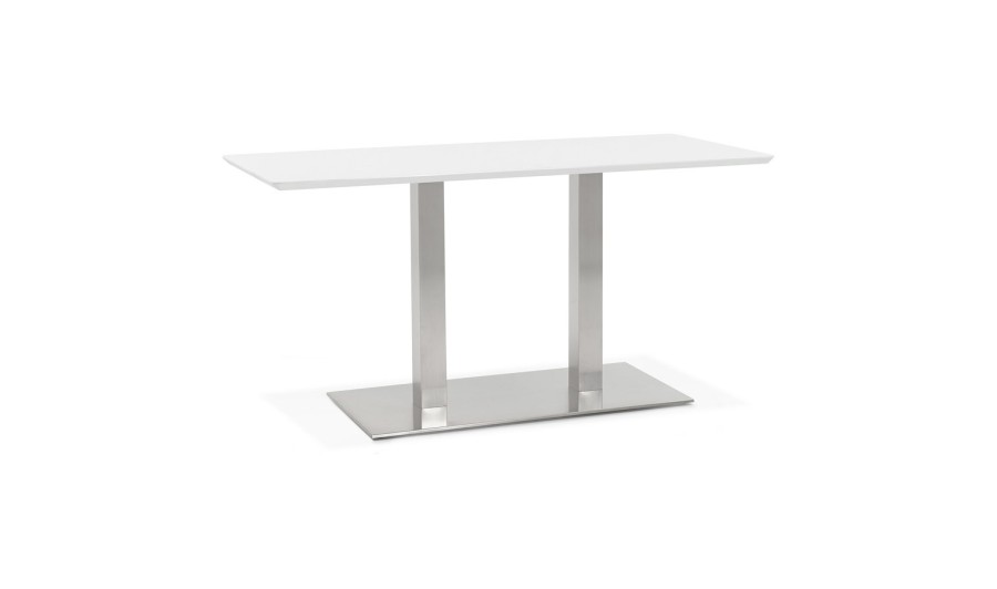 DT00870WH 5420072054032 Table / bureau design MAMBO blanc - 150x70 cm