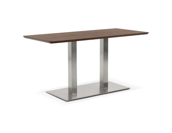 Table / bureau design MAMBO en bois finition Noyer - 150x70 cm