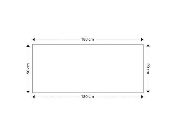 Table / bureau design MAMBO blanc - 180x90 cm