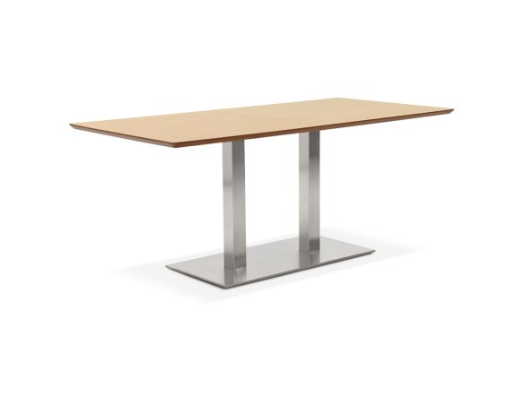 Table / bureau design MAMBO en bois finition naturelle - 180x90 cm