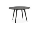 DT00990BL 5420072054896 Table à dîner ronde SWEDY en bois noir - à̃ 120 cm