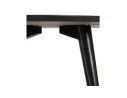 Table à dîner ronde SWEDY en bois noir - à 120 cm